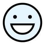 Emoji Happy SVG Icon